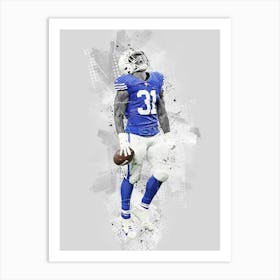 Tyler Goodson Indianapolis Colts Art Print