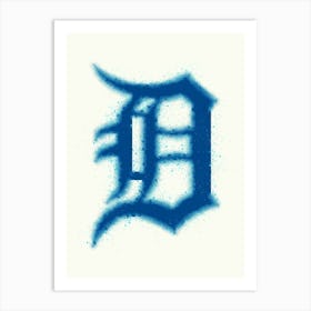 Detroit Tigers 1 Art Print