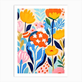 Flowers 17, Matisse style, Floral Art Print