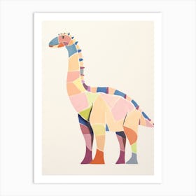 Nursery Dinosaur Art Parasaurolophus 5 Art Print