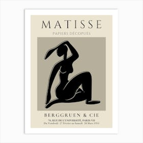 Matisse Papers De Découpes Art Print