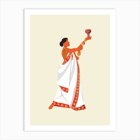 Indian Dance Bengal Print Art Print