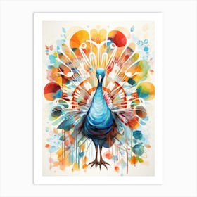 Bird Painting Collage Turkey 2 Art Print