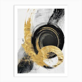 Abstract Circles Canvas Print 15 Art Print