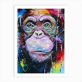 I'm chimpanzee Art Print