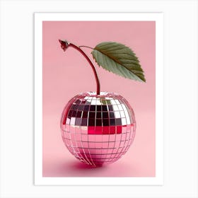 Disco Apple Art Print