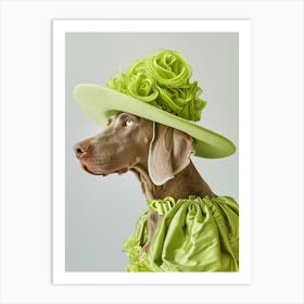 Weimaraners Art Print