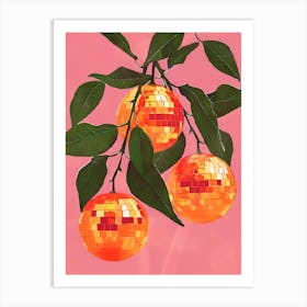 Oranges On A Branch 2 Art Print