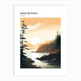 Juan De Fuca Marine Trail Canada 2 Hiking Trail Landscape Poster Art Print