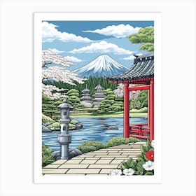 Japanese Garden 1 Art Print