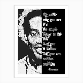 Ronaldinho Quote Art Print