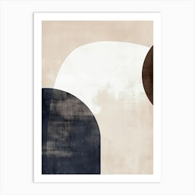 The Breath Of Beige Minimalist Style Art Print