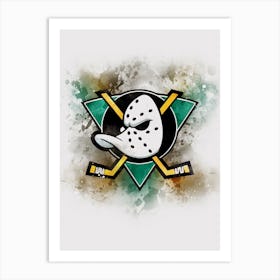 Anaheim Ducks Art Print