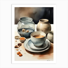 Chinese Tea Art Print