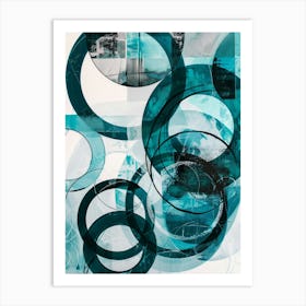 'Circles' 16 Art Print