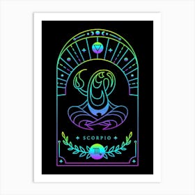 Astrology Scorpio Zodiac Art Print