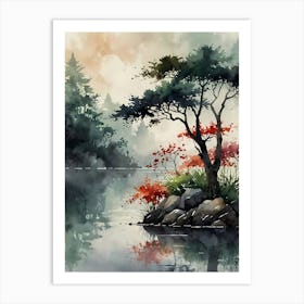 Asian Painting 11 Art Print