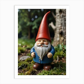 Garden Gnome Art Print