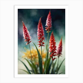 Red Flowers Art Print