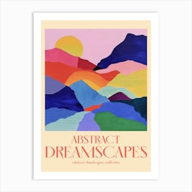 Abstract Dreamscapes Landscape Collection 65 Art Print