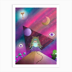 Inner cosmos Art Print