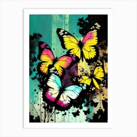 Butterflies In The Sky 36 Art Print