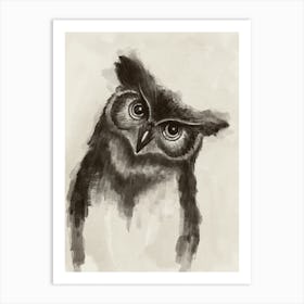 Brian The Owl Art Print