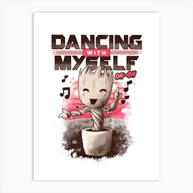 Dancing With Myself Art Print