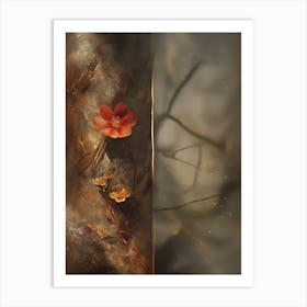 Flowers In A Tree Art Print