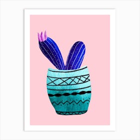 Galaxy Cacti Art Print
