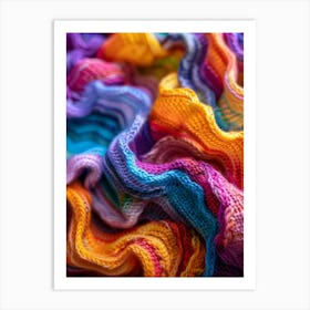 Colorful Shawl Art Print