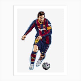 Lionel Messi 3 Art Print