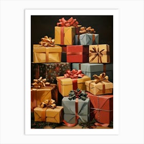 Christmas Presents 9 Art Print