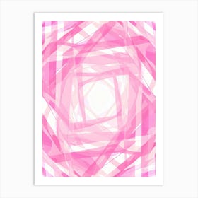 Abstract Pink Background Art Print