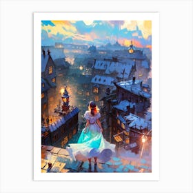 Fairytale City Art Print