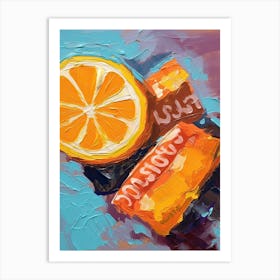 Oranges Oil Painting 4 Art Print