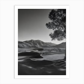 Lone Tree In The Desert Art Print