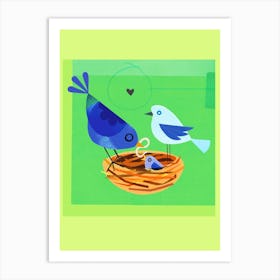 Birdies Art Print