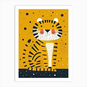 Yellow Tiger 2 Art Print