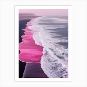 Pink Sand Beach Art Print