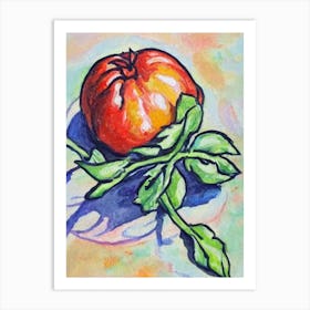 Tomato Fauvist vegetable Art Print