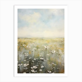 Summer Meadow Landscape Art Print