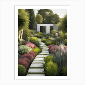 Garden Path 9 Art Print