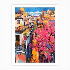 Mantua Italy 3 Fauvist Painting Art Print