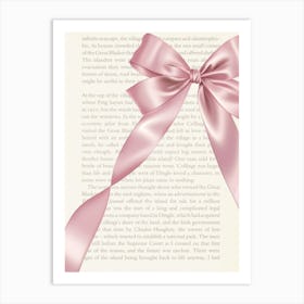 Pink Ribbon Art Print