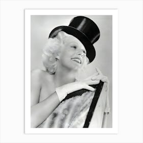 Jean Harlow Vintage Art Print