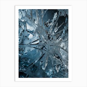 Ice Crystals 1 Art Print