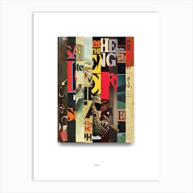 Stephen King - Book Lover Abstract Print -First Edition Covers Art Print