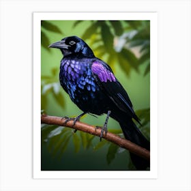 Fruitcrow Haven: Jungle Bird Wall Decor 1 Art Print