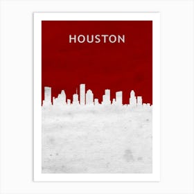 Houston Texas Art Print